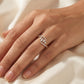 18KT Yellow Gold Diamond Leaf Ring For Women