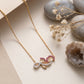 18KT Gold Diamond & Colour Stone Pendant Chain