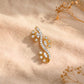 18KT Gold Diamond Vine Pendant for Women