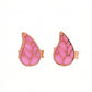 Pari  Kids Fairy Wing Enamel  18kt Rose Gold Earrings