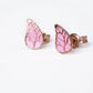 Pari  Kids Fairy Wing Enamel  18kt Rose Gold Earrings