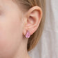 Pari  Kids Fairy Wing Enamel  18kt Rose Gold Earrings