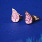 Pari  Kids Fairy Wing Enamel  18kt Rose Gold Earrings