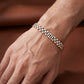 18kt Rose Gold Link Party Wear Bracelet for Men