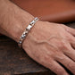 18kt Braided Party Wear Platinum Bracelet for Men