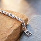 18kt Braided Party Wear Platinum Bracelet for Men