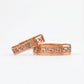 Saath Greek Key 18kt Rose Gold Couple Bands