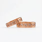 Saath Greek Key 18kt Rose Gold Couple Bands