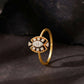 Sparkling Fish Motif 18kt Diamond Ring for Daily Wear