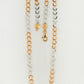 Hexa 18kt Dual Tone Hexagon Link Chain for Men