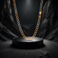 Hexa 18kt Dual Tone Hexagon Link Chain for Men
