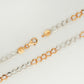 Hexa 18kt Dual Tone Hexagon Link Chain for Men
