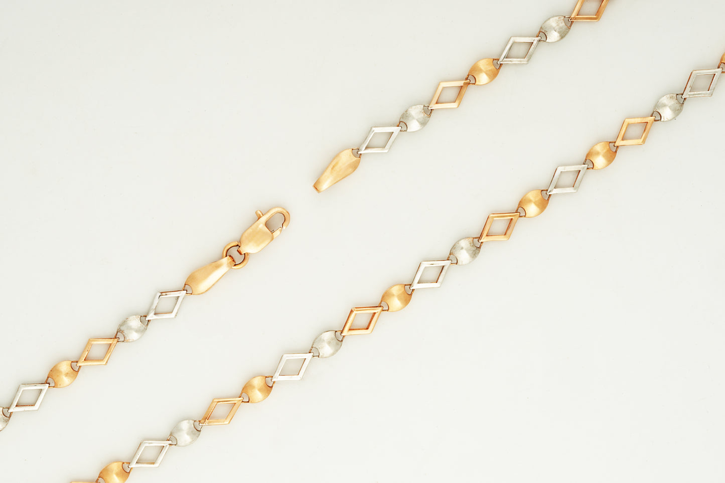 Duro 18kt Dual Tone 18kt Link Chain for Men