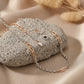 Stride Platinum & Rose Gold Cable Chain for Men