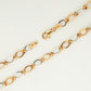 Nexus 18kt Dual Tone Oval Link Daily Wear Chain for Men
