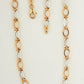 Nexus 18kt Dual Tone Oval Link Daily Wear Chain for Men
