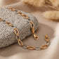 Nexus 18kt Dual Tone Oval Link Daily Wear Chain for Men