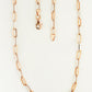 Recto 18kt Dual Tone Paperclip Chain for Men