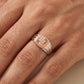 Arjun Men's Diamond Platinum & Rose Gold Signet Ring