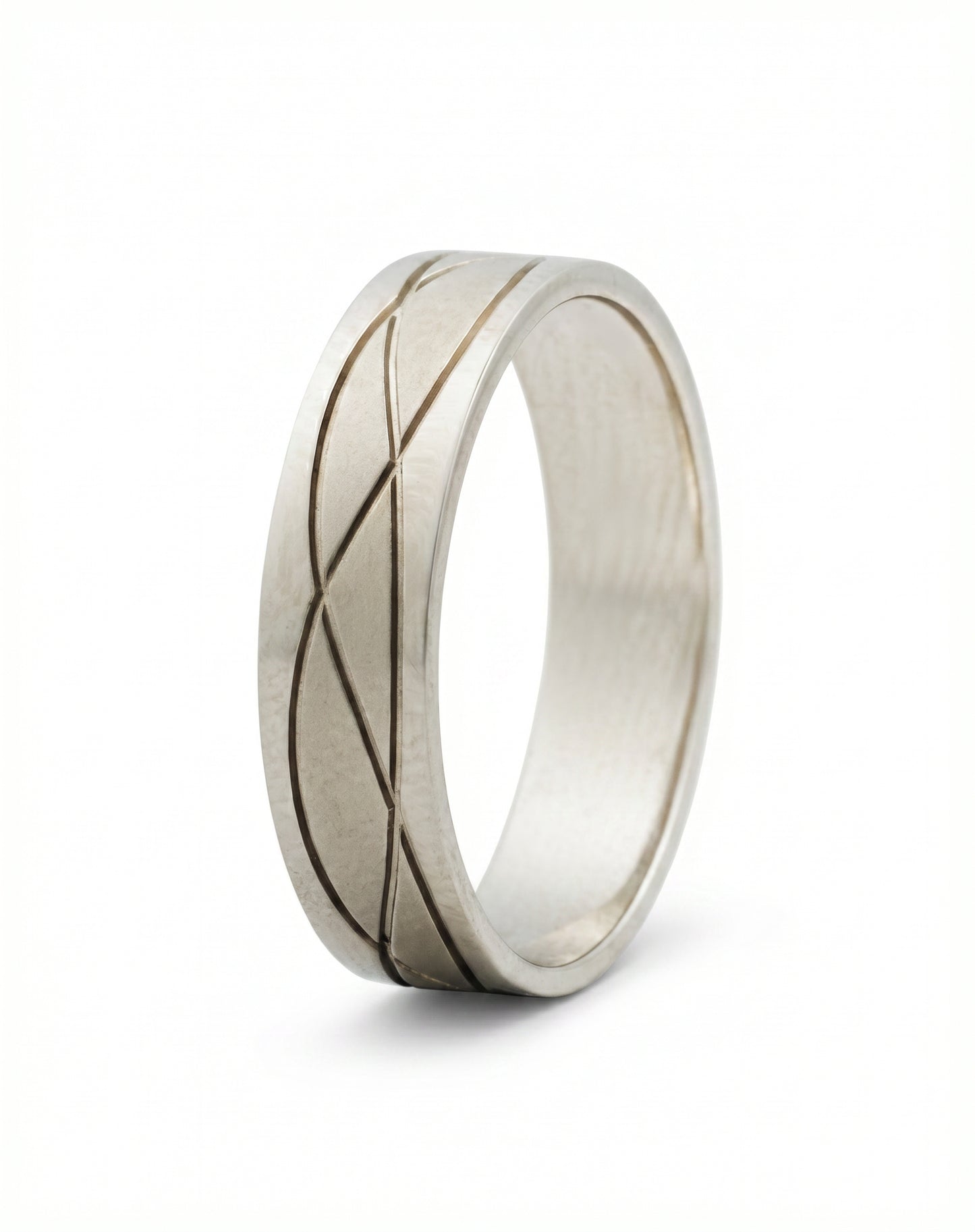 Viro  Platinum Daily Wear Ring for Men