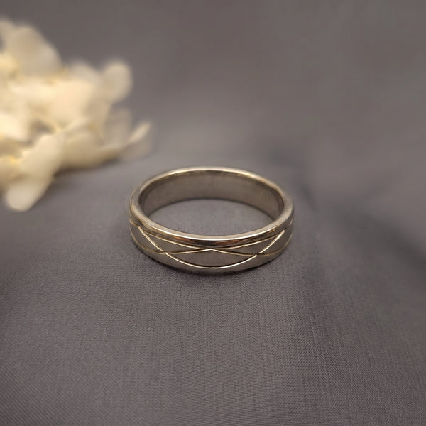 Viro Platinum Daily Wear Ring for Women