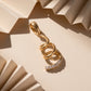 Lahar 18kt Gold Diamond Swirl Pendant for Women