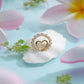 Prema Diamond Circle Heart 18kt Gold Pendant For Women