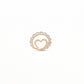 Prema Diamond Circle Heart 18kt Gold Pendant For Women