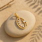 Valay Diamond 18kt Gold Oval Pendant For Women