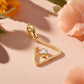 Trikona Diamond Triangle 18kt Gold Pendant For Women