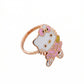 Kitty Kids Enamel 18kt Gold Ring