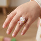 Kitty Kids Enamel 18kt Gold Ring