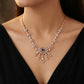 Indrani Sapphire & Diamond Tassel 18kt Gold Necklace