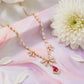 Raktim Ruby & Diamond Starburst 18kt Rose Gold Drop Necklace
