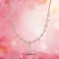 Kamal Diamond Lotus Drop 18kt Gold Necklace