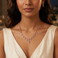 Diamond Hook Necklace in 18kt Rose Gold for Women