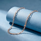 18kt Two-Tone Gold Diamond-Cut Bar Everyday Chain for Men