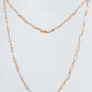 18kt Dual-Tone Paperclip Chain for Men