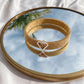 P Initial Diamond 18kt Rose Gold Mesh Bracelet for Men