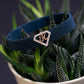 K Initial Diamond 18kt Rose Gold Mesh Bracelet for Men