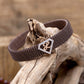 L Initial Diamond 18kt Rose Gold Mesh Bracelet for Men