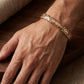 Hive 18kt Rose Gold Daily Wear Bracelet for Men