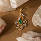 18kt Gold Peacock Diamond Daily Wear Pendant for Women