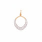 18kt Gold Teardrop Daily Wear Diamond Pendant for Women