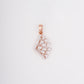 18kt Rose Gold Scatter Kite Daily Wear Diamond Pendant