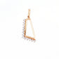 18kt Gold Diamond Geometric Daily Wear Pendant for Women