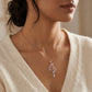 18kt Rose Gold Floral Vine Daily Wear Diamond Pendant for Women