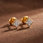 Kite Shape Diamond 18KT Stud Earrings