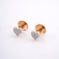18KT Pave Heart Diamond Party Wear Earring