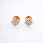 Star Cluster 18KT Diamond Earrings for Women